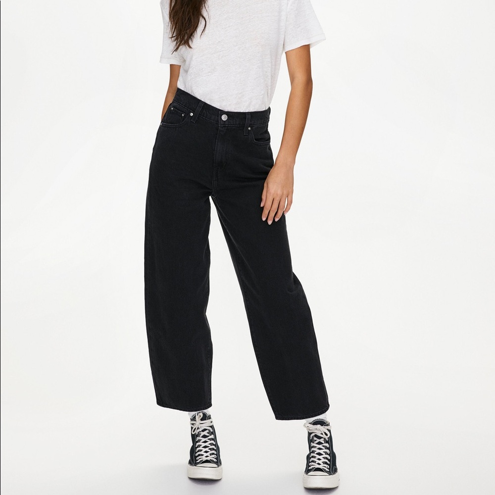 NWT Levi’s Balloon Leg High Rise Black Jean